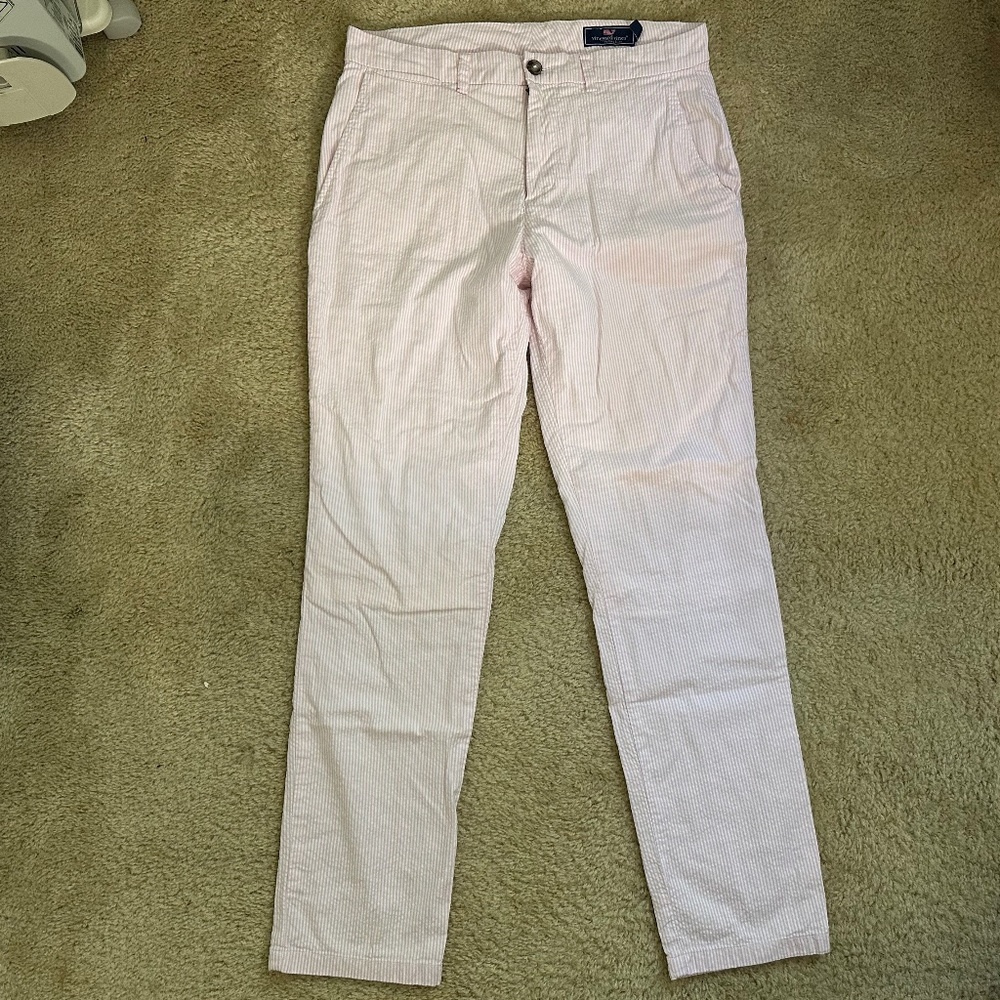 Vineyard Seersucker Breaker Pants Pink Cloud 32/32 Men’s